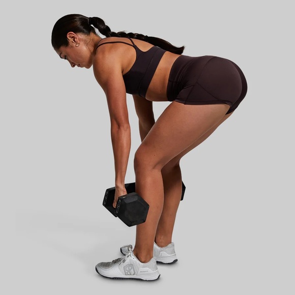 BORN PRIMITIVE- NWOT Your Go To Booty Shorts in Deep Plum - M - Picture 3 of 10